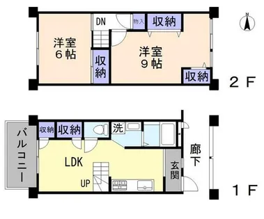駈上住宅A棟【1階】の間取り