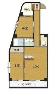 ファミーユ戸田【2階】の間取り