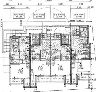 リアンジュ香椎【105号室】の間取り
