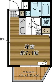 デ・リード鴨川公園【402号室】の間取り