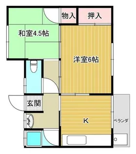藤ハイツ【2階】の間取り