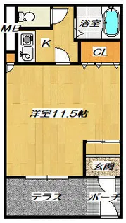 デュエット【1階】の間取り