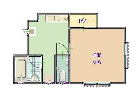 福岡県北九州市小倉南区湯川新町3丁目【アパート】の間取り