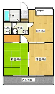 シャリエ日の里【203号室】の間取り