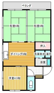 コーポ18【2階】の間取り