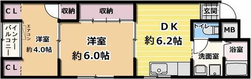 はっぴーこーぽ5【3階】の間取り
