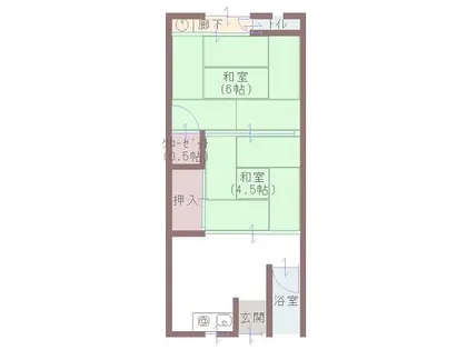 大阪府吹田市泉町5丁目【アパート】の間取り