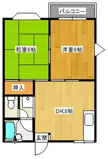 ディアルコルモ【2階】の間取り