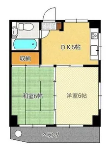 ロイヤルコーポ内納【3階】の間取り