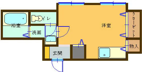 福岡県北九州市門司区高田1丁目【マンション】の間取り