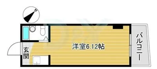 メゾンドアムール【6階】の間取り