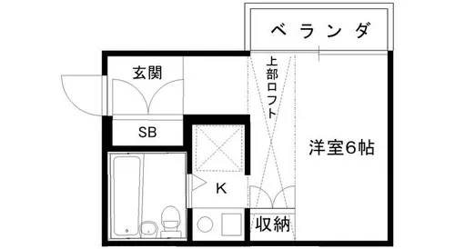 大阪府大阪市東成区東小橋1丁目【マンション】の間取り