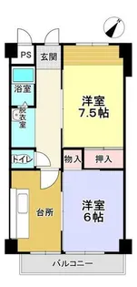 花山駅前ビル【3階】の間取り