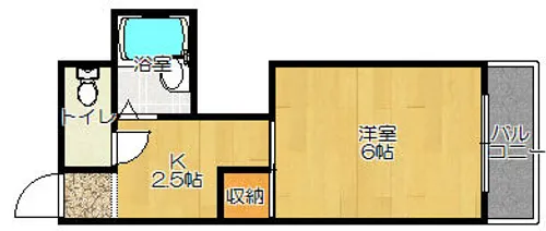 ローヤルハイツ石原【2階】の間取り
