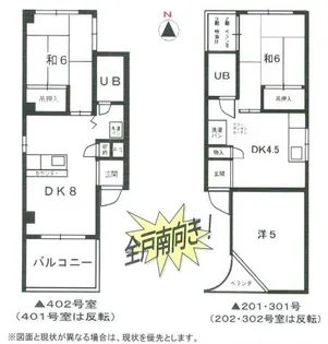 コーポ杉【2階】の間取り