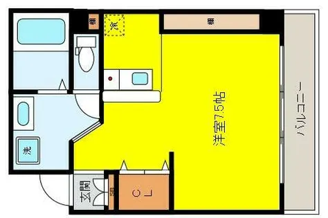 フィロ住吉【2階】の間取り