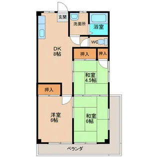 江口第一ビル【201号室】の間取り