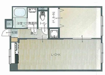 パークサイドハイツ【402号室】の間取り