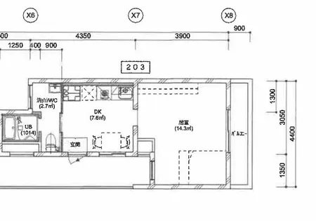 京都府京都市上京区樋之口町【マンション】の間取り