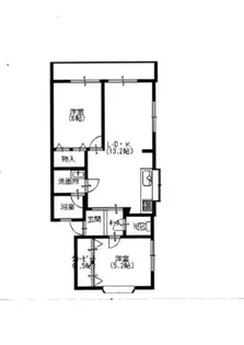 和歌山県和歌山市土入【アパート】の間取り