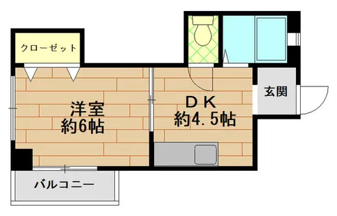 第一稲田ビル【4階】の間取り