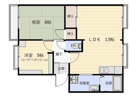 ピアコート DX【2階】の間取り