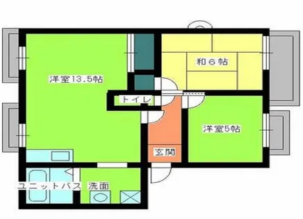 ピアコート Pet+U【2階】の間取り