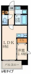 福岡県北九州市門司区清滝1丁目【マンション】の間取り