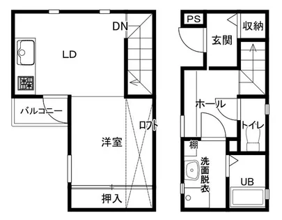 MORINOOUCHI【1階】の間取り