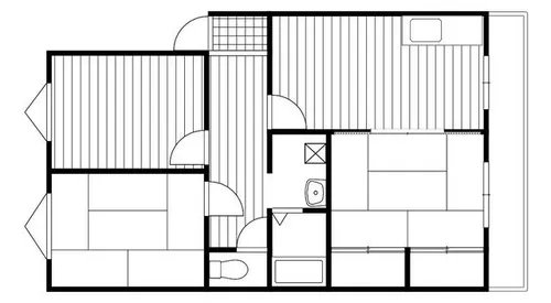 ホワイトキャッスル上の原A2棟【502号室】の間取り