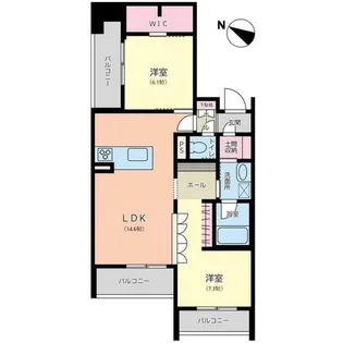 ル・シャノワールⅡ【304号室】の間取り