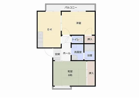 アビタシオン京口【209号室】の間取り