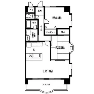 プランドールONE【2階】の間取り