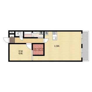 コーポ山内【2階】の間取り