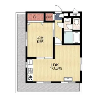 第2山内マンション【3階】の間取り