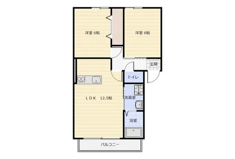 ベルウッドKEI【103号室】の間取り