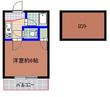 アナ~香住ヶ丘【2階】の間取り