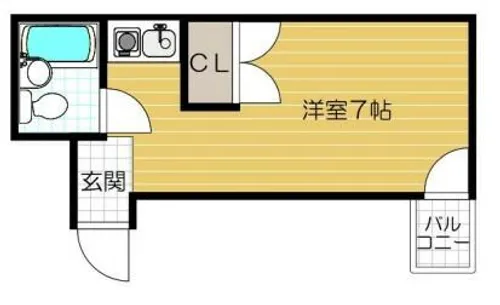 JPアパートメント【3階】の間取り