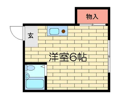 瓜破ハイツ【202号室】の間取り
