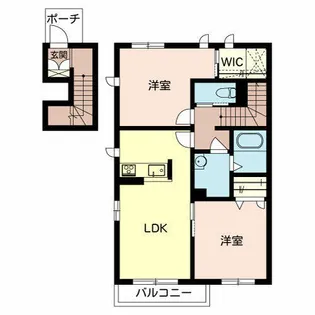 シャーメゾンCRECIA【2階】の間取り