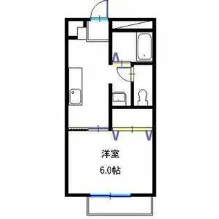 ハイネス野添南【1階】の間取り