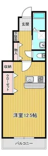 グレースコートⅡ【1-E号室】の間取り