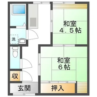 書写ビル【2階】の間取り