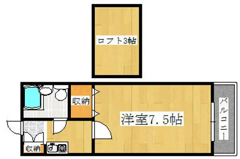 兵庫県明石市旭が丘【アパート】の間取り