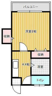 アルファードⅡ【2-3号室】の間取り