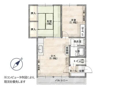リバレイン明神町【203号室】の間取り
