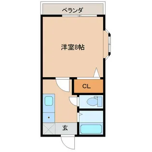 グリーンピアM【1階】の間取り