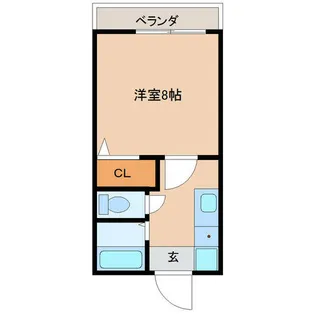 グリーンピアM【205号室】の間取り