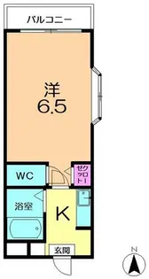 ロイヤルクリヨン【312号室】の間取り