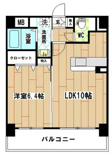 ノースステイツ片野【3階】の間取り